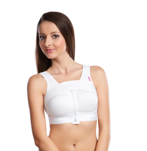 مشد بعد عملية شفط الدهون وجراحات الثدي lipoelastic ps special مع حزام ضاغط